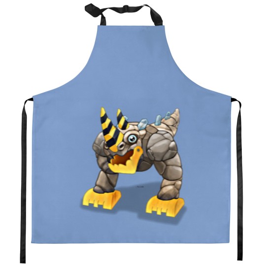 Discover My Singing Monsters character T-Rox Kitchen Aprons
