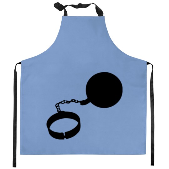 Discover Ball and chain Kitchen Aprons