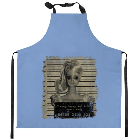 Discover Barbie Mugshot Kitchen Aprons