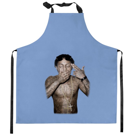 Discover Lil Wayne Rap Vintage Kitchen Aprons, Tha Fix Before Tha VI Kitchen Aprons