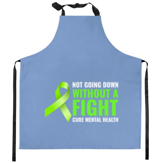 Discover Mental Health Awareness Kitchen Aprons