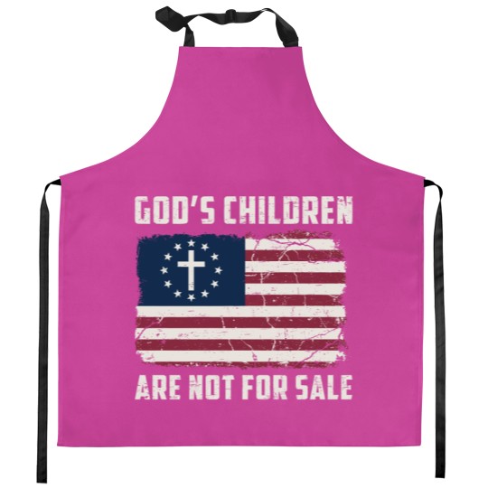 Discover God's Children Are Not For Sale Inspirational Kitchen Apron