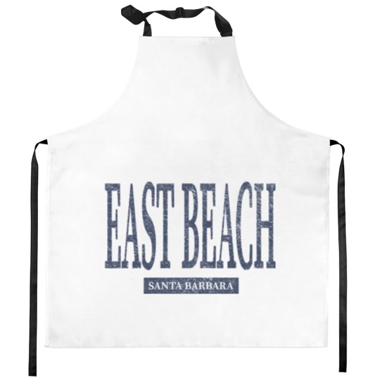 Discover East Beach Kitchen Aprons, Womens Santa Barbara California Crewneck, Unisex California Beach Pullover Kitchen Aprons