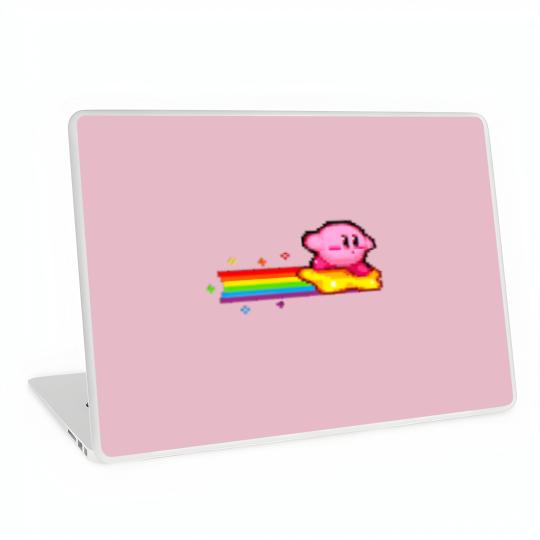 Discover Kirby Rainbow Laptop Skins, Cute Kirby Laptop Skins