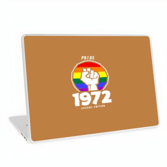 Discover 1972 Birthday Gay Pride LGBT Laptop Skins