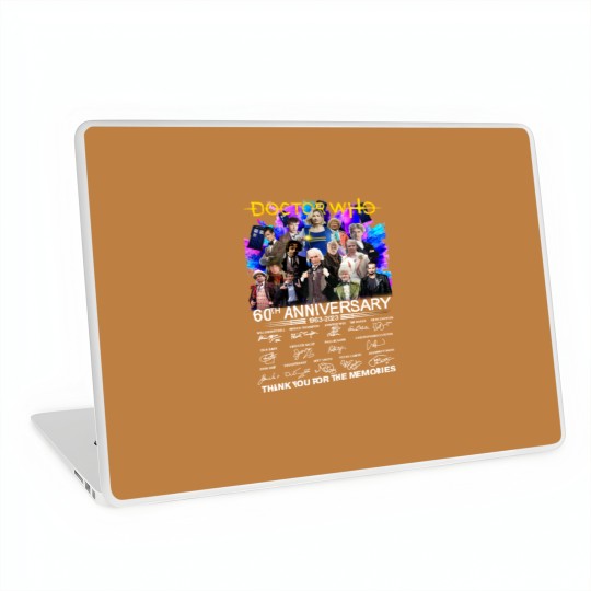 Discover Doctor Who 60th Anniversary 1963 - 2023 Signature Thank You Laptop Skins