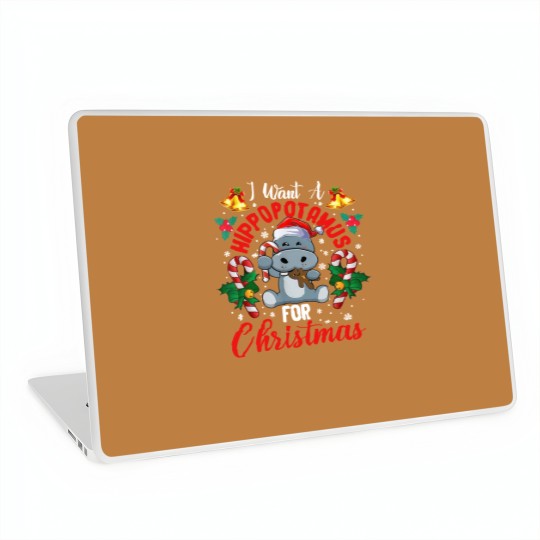 Discover I Want A Hippopotamus For Christmas Laptop Skins