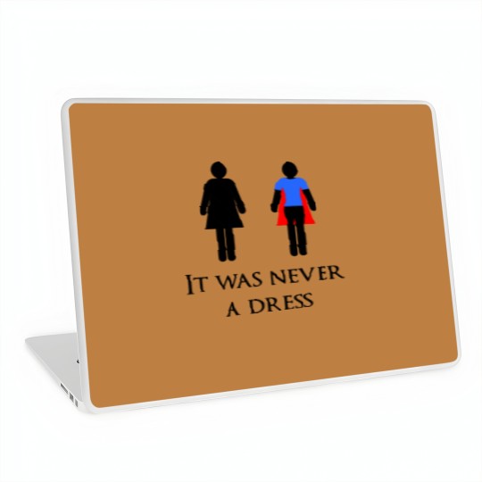 Discover It was never a dress Laptop Skins