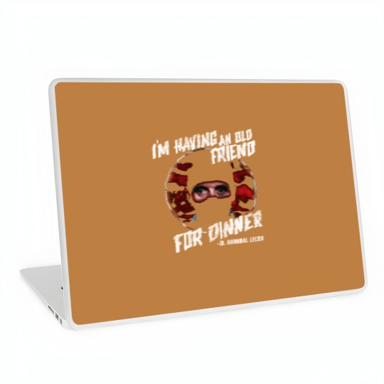 Discover Silence of the Lambs Friend For Dinner Laptop Skins