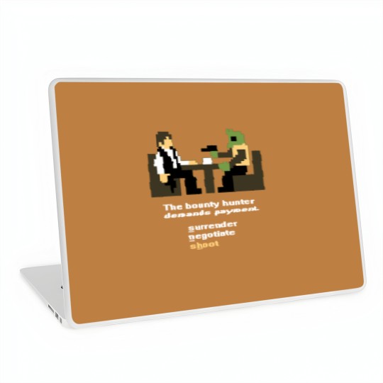 Discover Han and Greedo 8-Bit Laptop Skins