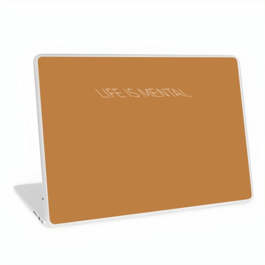 Discover Life is Mental Inspirational Laptop Skins
