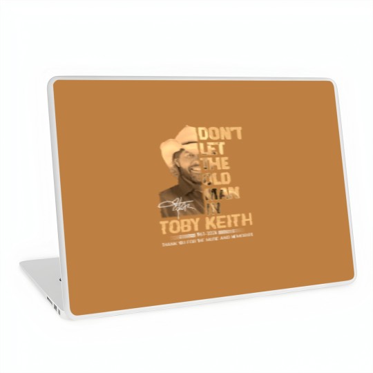 Discover Toby Keith memory black Laptop Skins