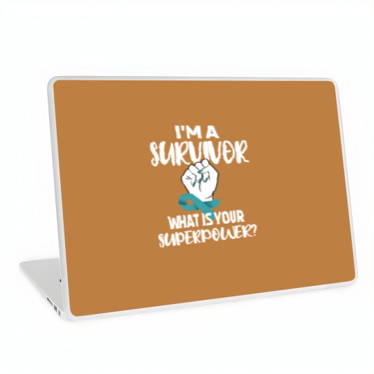 Discover Cervical Cancer Survivor Cervical Cancer Awareness Laptop Skins