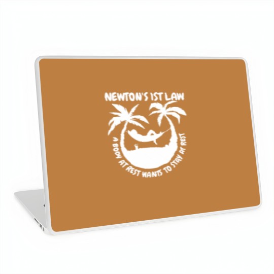 Discover Newtons 1St Law A Body At Rest Wants To Stay At Re Laptop Skins