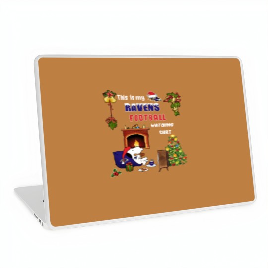Discover Ravens Charlie Brown and Snoopy Football Christmas Laptop Skins