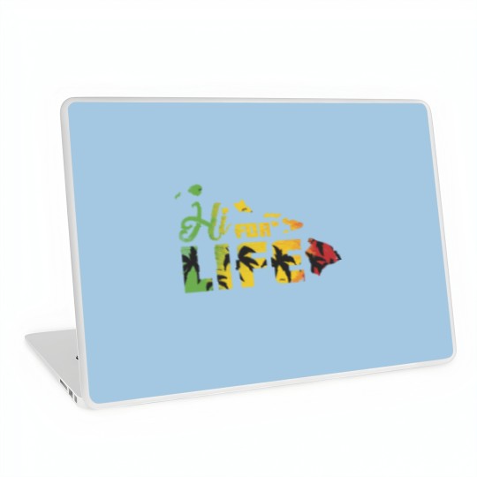 Discover Hawaii For Life Rasta Island Chain Gift traveler Laptop Skins