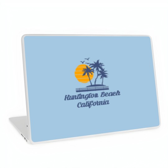 Discover Huntington Beach California Laptop Skins CA Tourist Gifts Laptop Skins