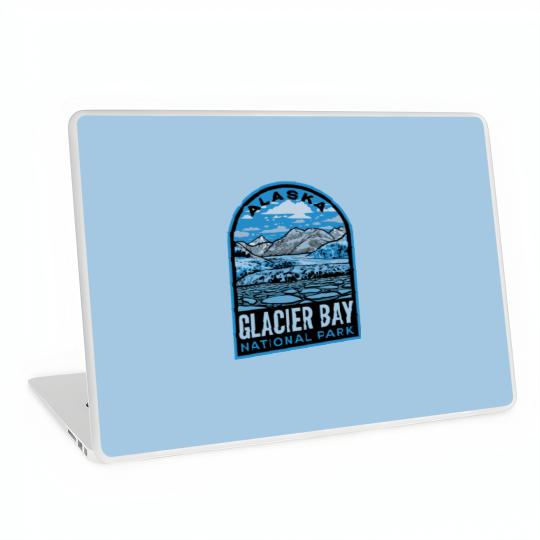 Discover Glacier Bay National Park Laptop Skins