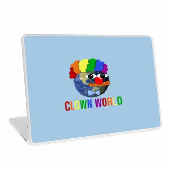 Discover clown world Laptop Skins