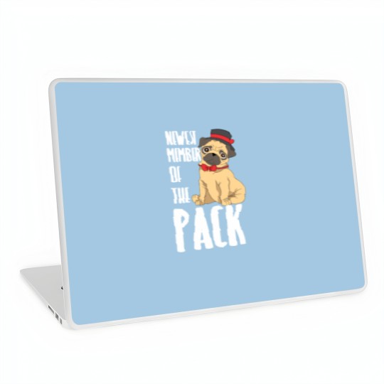 Discover Adorable Pug Baby Dog Cute Puppy Kid Laptop Skins