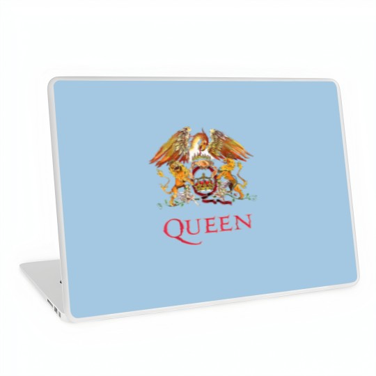 Discover Queen White Crest Freddie Mercury Brian May Laptop Skins Laptop Skins