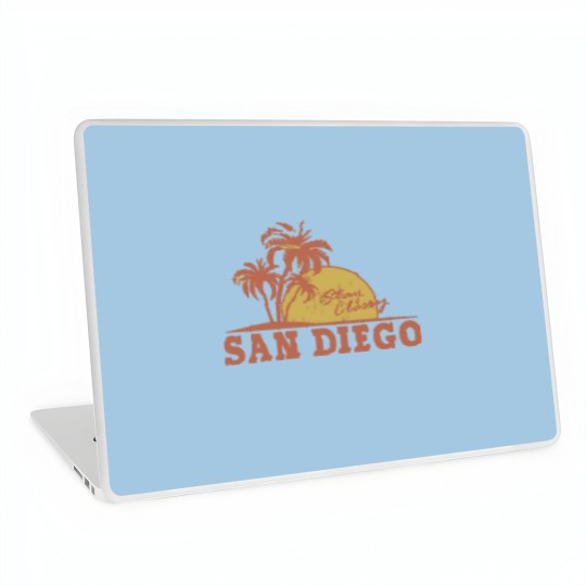 Discover san diego logo Laptop Skins