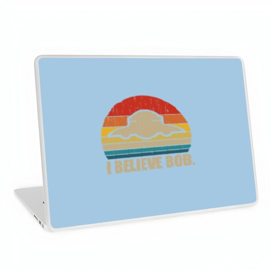 Discover I Believe Bob - Bob Lazar Ufo Area 51 Conspiracy Theory - Laptop Skins