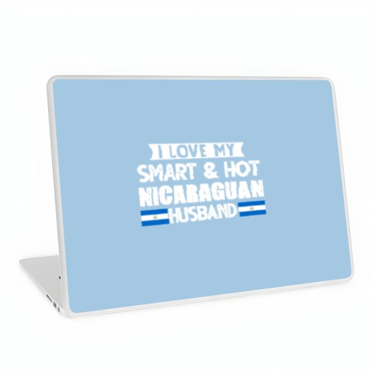 Discover Womens I Love My Nicaraguan Husband Nicaraguan Laptop Skins