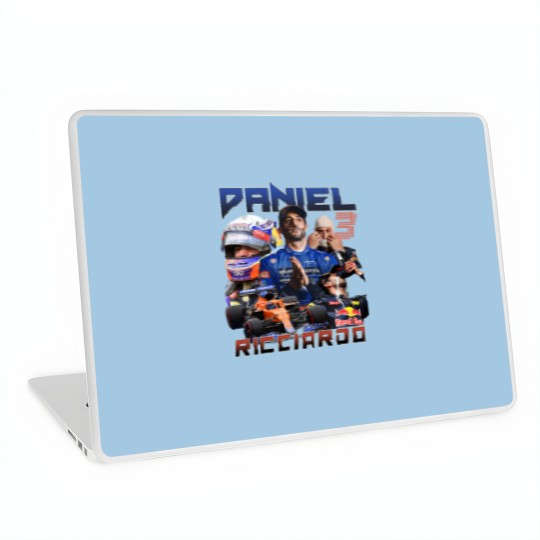 Discover Daniel Ricciardo McLaren Racing 90s Vintage Bootleg Unisex Rap Laptop Skins