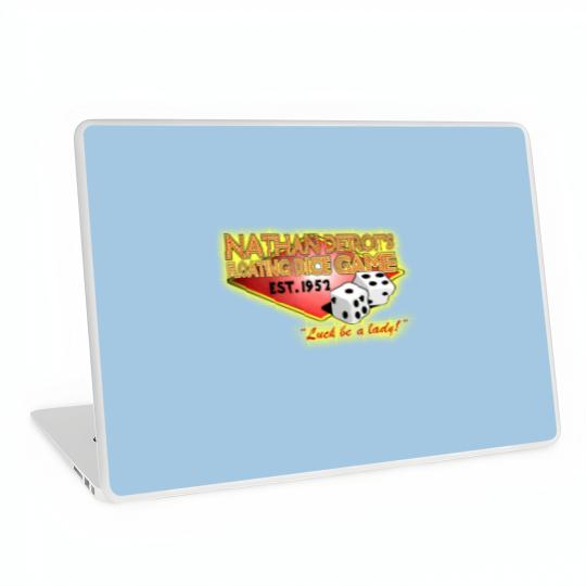 Discover Nathan Detroit's Dice Game - Guys And Dolls - Laptop Skins