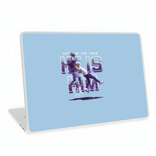 Discover Justin Jefferson he is him Laptop Skins