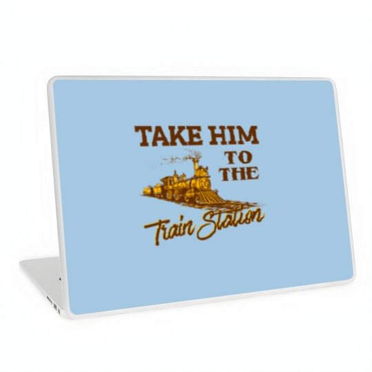 Discover Take Him To The Train Station, yellowst Lover Laptop Skins