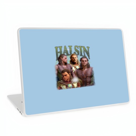 Discover Limited Halsin Baldurs Gate 3 Vintage Laptop Skins, Baldurs Gate 3 Fan Gift