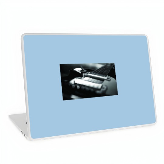 Discover Guitar - Black White Premium Matte Vertical Poster Laptop Skins