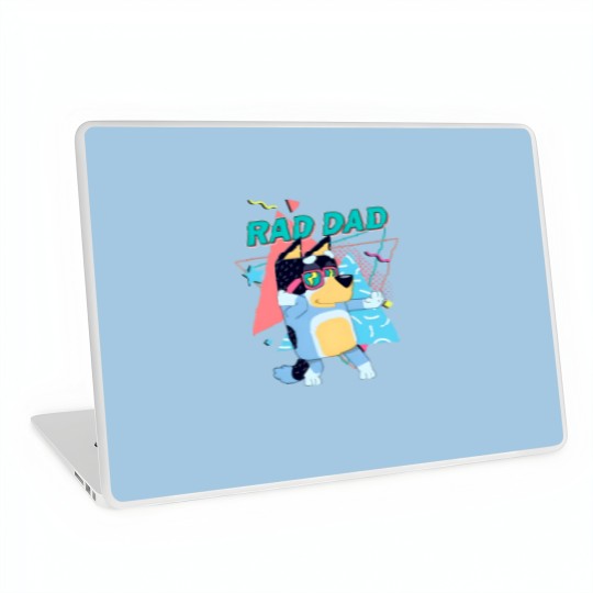 Discover BlueyDad Rad Dad Laptop Skins