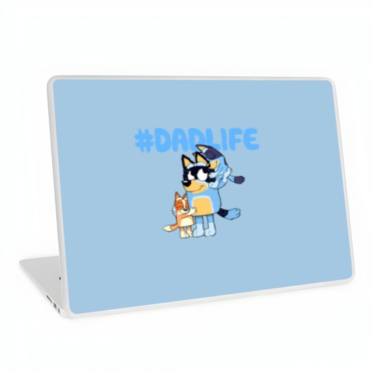 Discover Dadlife Laptop Skins for Bluey Dads - Cool Tech Accessory
