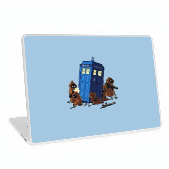 Discover JAWA Steals DOCTOR WHO Mens Laptop Skins, Tardis Police