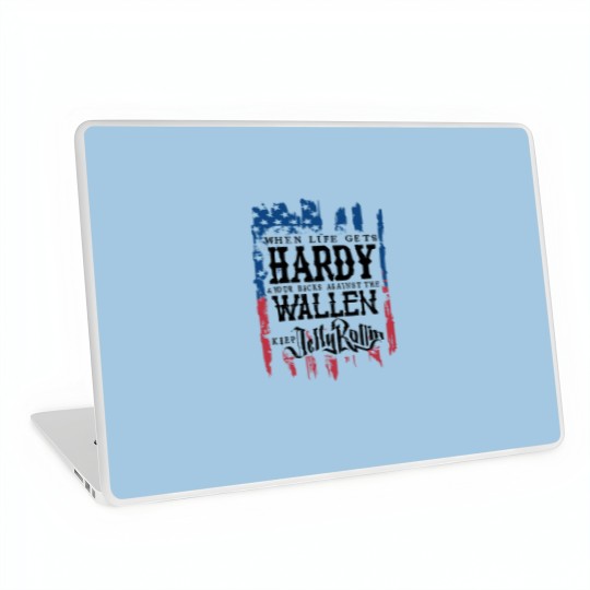 Discover When Life Gets Hardyy, Wallen Laptop Skins, Wallen Western