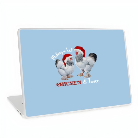 Discover Funny Christmas Chicken Laptop Skins