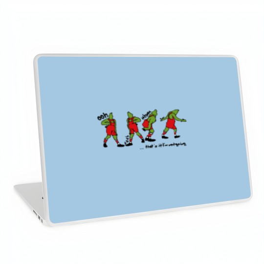 Discover Embroidered That's It I'm Not Going Embroidered Laptop Skins, Funny Greenchmas Cute Christmas Laptop Skins, Christmas Gifts