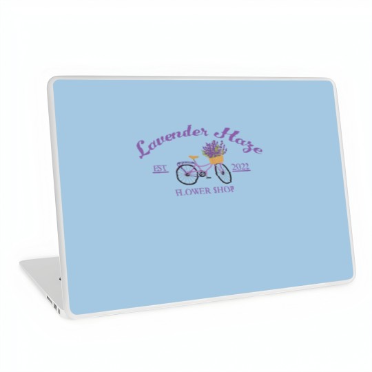Discover Lavender Haze Embroidered Laptop Skins, Embroidered Crewneck