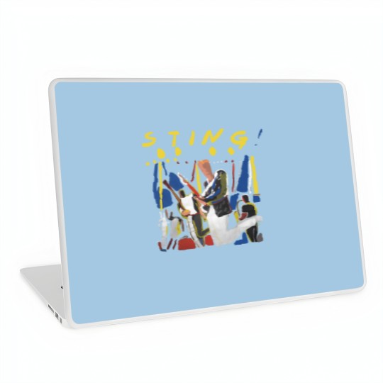Discover Vintage 80s Sting The Police Promo Album Tour Concert Laptop Skins