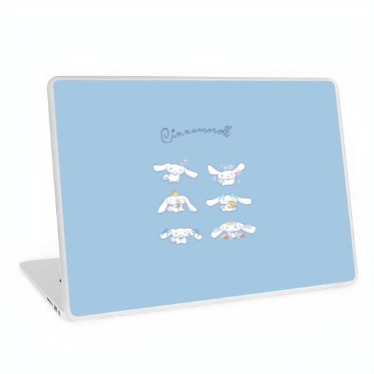Discover Cinnamoroll Sanrio Pattern Laptop Skins