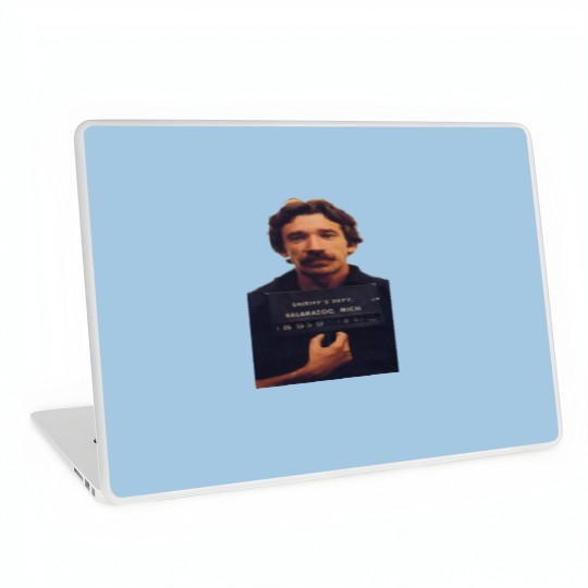 Discover Tim Allen Mugshot  mit V-Ausschnitt Laptop Skins