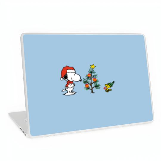 Discover Embroidered Snoopy Winter Dog Laptop Skins
