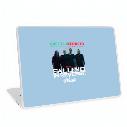 Discover Disturbed Band 2024 Tour Unisex Laptop Skins, Disturbed Band Fan Gift Laptop Skins