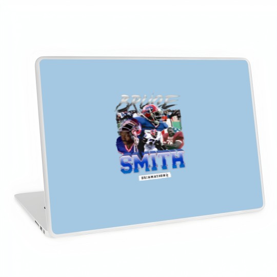 Discover Von Miller Bruce Smith Laptop Skins, Bruce Smith Vintage 90s T- Laptop Skins,