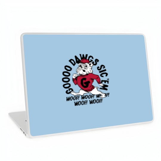 Discover Go Dawgs Vintage Laptop Skin
