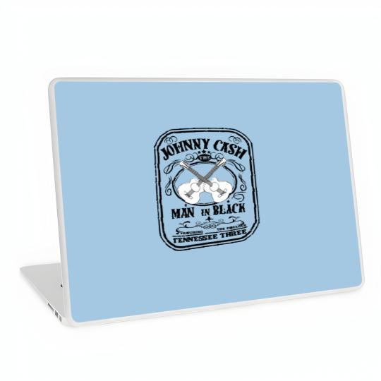 Discover Johnny Cash graphic Laptop Skins