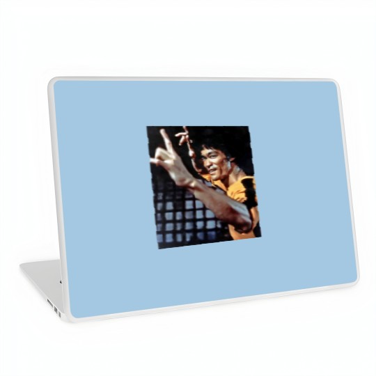 Discover Bruce Lee Pose Laptop Skins